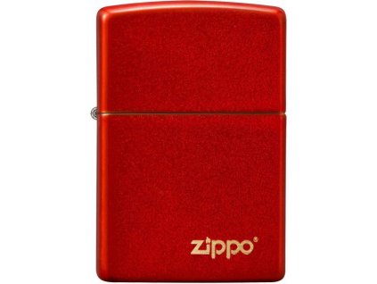 ZIPPO Zapaľovač METALLIC RED ZIPPO LOGO (26954)