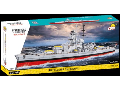 COBI Stavebnica HC WW2 Battleship Gneisenau (COBI-4835)
