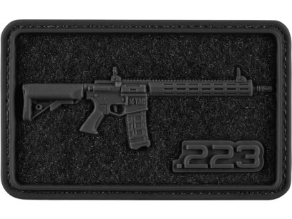 M-TAC 3D PVC Nášivka/Patch AR-15 Velcro - black (51540002)