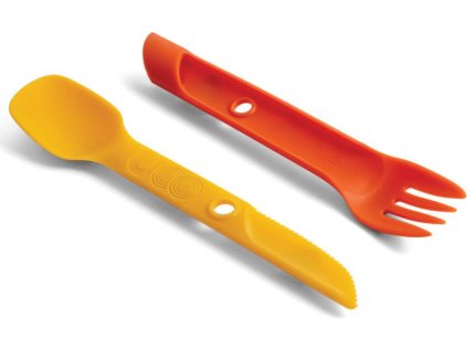 UCO Príbor Switch Spork Set - yellow / orange (UCO00390)
