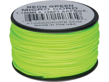 Micro Cord Neon zelená 1.18mm x 125ft (RG1284)