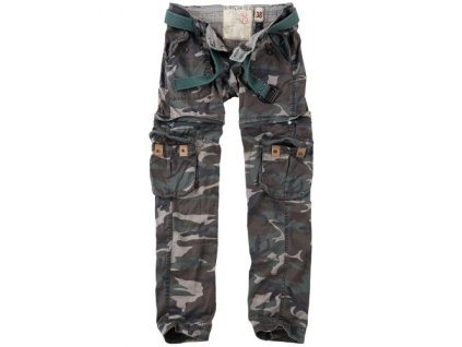 SURPLUS Dámske dlhé nohavice Premium Trekking prané - woodland (33-3688-62)