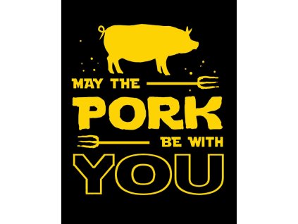 TIN SIGNS Retro plechová ceduľa Pork Be With You Sign (TSN2407)