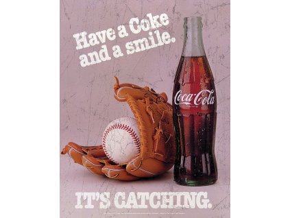 TIN SIGNS Retro plechová ceduľa Coke It's Catching (TSN2461)