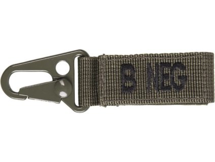 MILTEC Prívesok na kľúče B NEG - olive drab (15917401)