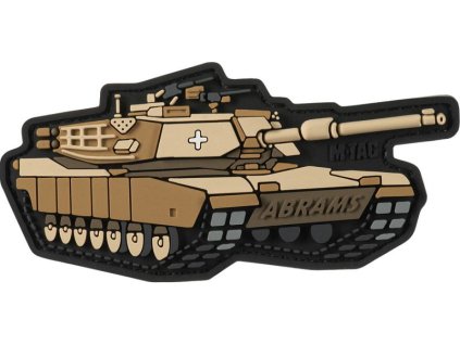 M-TAC 3D PVC Nášivka/Patch Abrams - coyote (51348357)