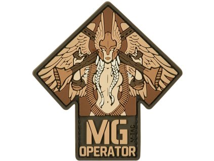 M-TAC 3D PVC Nášivka/Patch MG Operator - coyote (51348205)