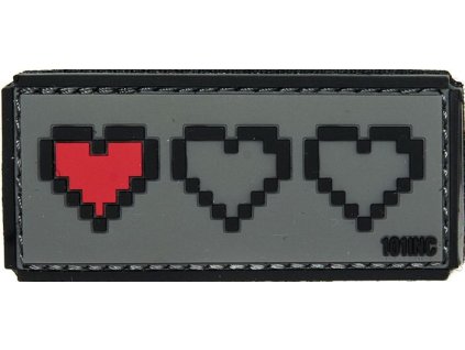 3D PVC Nášivka/Patch Last live - šedá