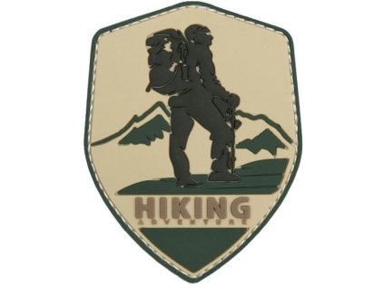 3D PVC Nášivka/Patch Hiking Adventure - piesková