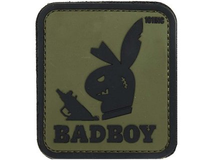 3D PVC Nášivka/Patch Badboy - green