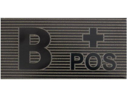 DIRECT ACTION IR Nášivka/Patch B POS - black / boreal green (PA-BP52-PES-BBG)