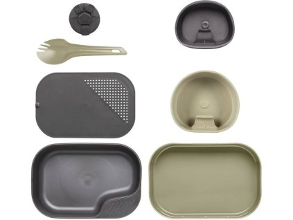 WILDO Kempingový stravovací set 7-dielny - desert / dark grey A (SE-CAB-PP-1319A)