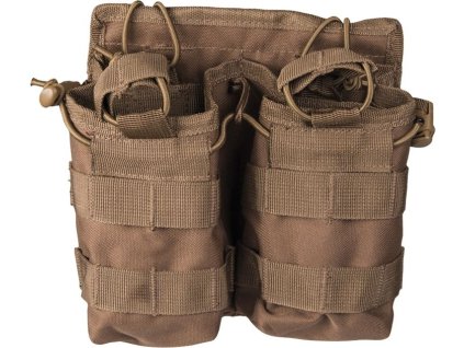 MILTEC MOLLE Double mag pouch - dark coyote (13497019)