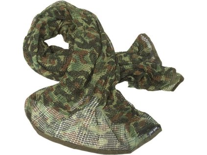 MILTEC Sieťovaná maskovacia šála - flecktarn (12625021)