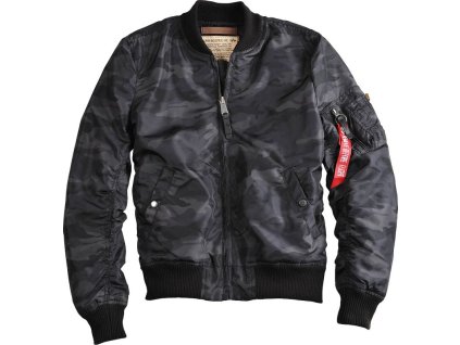 ALPHA INDUSTRIES Bunda MA-1 TT - black camo (191103/125)