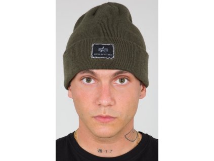 ALPHA INDUSTRIES Čiapka X-Fit Beanie - dark green (168905/257)
