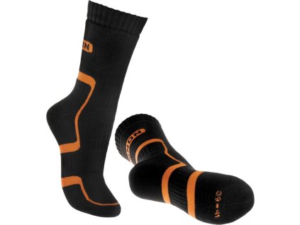 BENNON Ponožky TREK - black / orange (D21001)