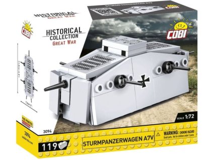 COBI Stavebnica HC GW Sturmpanzerwagen A7V 1:72 (COBI-3094)