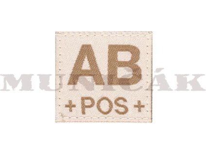 CLAW GEAR Textilná Nášivka/Patch AB POS - desert (18434)