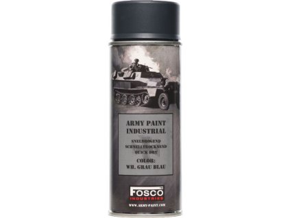FOSCO Kamuflážna farba na zbraň, sprej 400ml - wh grau blau / wh tmavo sivá