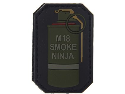 3D PVC Nášivka/Patch M-18 smoke ninja A