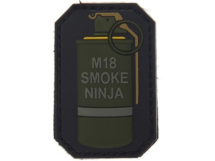 3D PVC Nášivka/Patch M-18 smoke ninja B