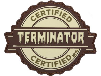 3D PVC Nášivka/Patch Terminator - coyote