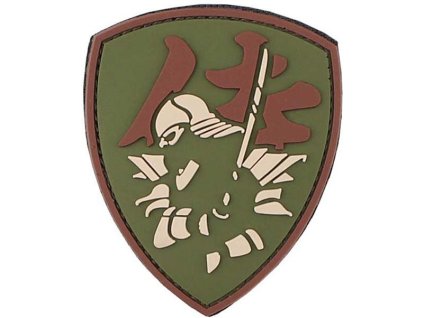 3D PVC Nášivka/Patch Samurai Shield - multicam