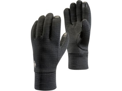 BLACK DIAMOND Rukavice MidWeight GridTech Fleece - black (BD801032-BLAK)