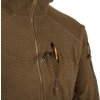 HELIKON Bunda Alpha s kapucňou Grid fleece - black (BL-ALH-FG-01)