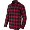 HELIKON Blúza GreyMan Shirt - coral crimson checkered (KO-GMN-NS-PH)