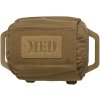 DIRECT ACTION MOLLE Pouch na lekárničku Horizontal med pouch MK3 cordura - coyote brown (PO-MDH3-CD5-CBR)