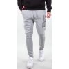 ALPHA INDUSTRIES Dlhé nohavice teplákové Block-Logo Jogger - grey heather (118361/17)