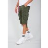 ALPHA INDUSTRIES Krátke nohavice Jet Short - dark olive (191200/142)