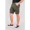 ALPHA INDUSTRIES Krátke nohavice Crew Patch, dark olive, 186209/142
