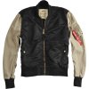 ALPHA INDUSTRIES Bunda MA-1 Blend - čierna (156106/03)