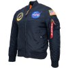 ALPHA INDUSTRIES Bunda MA-1 VF NASA - rep. blue (166107/07)