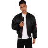 ALPHA INDUSTRIES Bunda MA-1 Heritage - black (100101/03)
