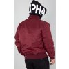 ALPHA INDUSTRIES Bunda MA-1 ZHP - burgundy (118101/184)