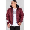 ALPHA INDUSTRIES Bunda MA-1 ZHP - burgundy (118101/184)