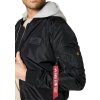 ALPHA INDUSTRIES Bunda MA-1 TT Hood BP Ref. - čierna (106103/03)