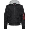 ALPHA INDUSTRIES Bunda MA-1 TT Hood BP Ref. - čierna (106103/03)