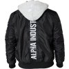 ALPHA INDUSTRIES Bunda MA-1 TT Hood BP Ref. - čierna (106103/03)
