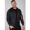 ALPHA INDUSTRIES Bunda MA-1 LW Hooded PZ - čierna (116113/03)