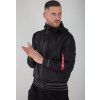 ALPHA INDUSTRIES Bunda MA-1 LW Hooded PZ - čierna (116113/03)