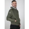 ALPHA INDUSTRIES Bunda MA-1 TT Hood Custom - dark olive (126117/142)