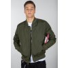 ALPHA INDUSTRIES Bunda MA-1 TT - tmavo zelená (191103/257)