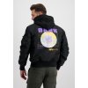 ALPHA INDUSTRIES Bunda MA-1 VF Hood Dark Side - čierna (108108/03)