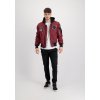 ALPHA INDUSTRIES Bunda MA-1 VF Hood Dark Side - burgundy (108108/184)