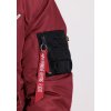 ALPHA INDUSTRIES Bunda MA-1 VF Hood Dark Side - burgundy (108108/184)